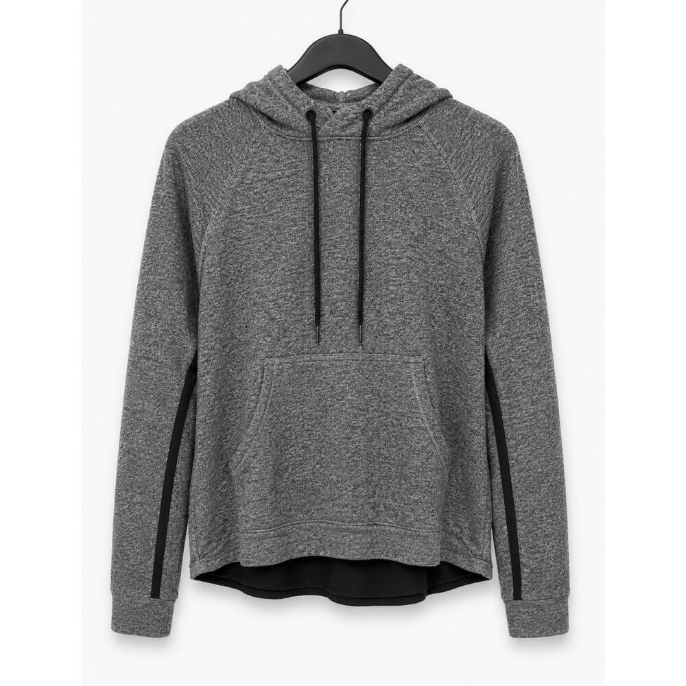 Adidas Heather Gray Pullover Hoodie Women’s Size Large Athleisure Activewear